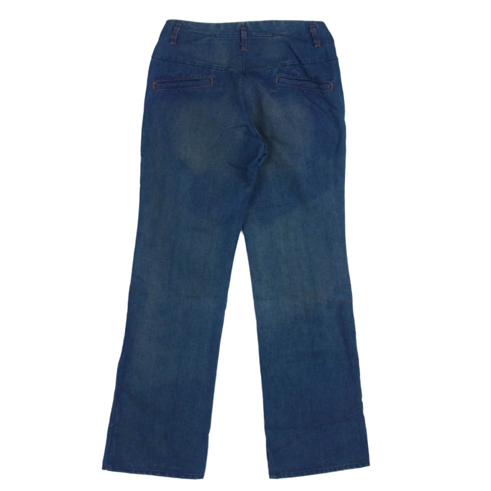 DIESEL ディーゼル イタリア製 DIESEL style lab RODEO-STAR W27 フレア デニムパンツ ブルー系 27【中古】