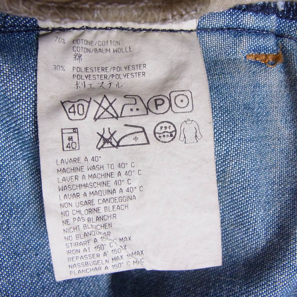 DIESEL ディーゼル イタリア製 DIESEL style lab RODEO-STAR W27 フレア デニムパンツ ブルー系 27【中古】