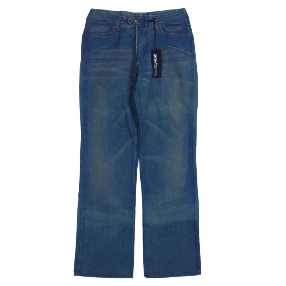 DIESEL ディーゼル イタリア製 DIESEL style lab RODEO-STAR W28 フレア デニムパンツ ブルー系 28【中古】