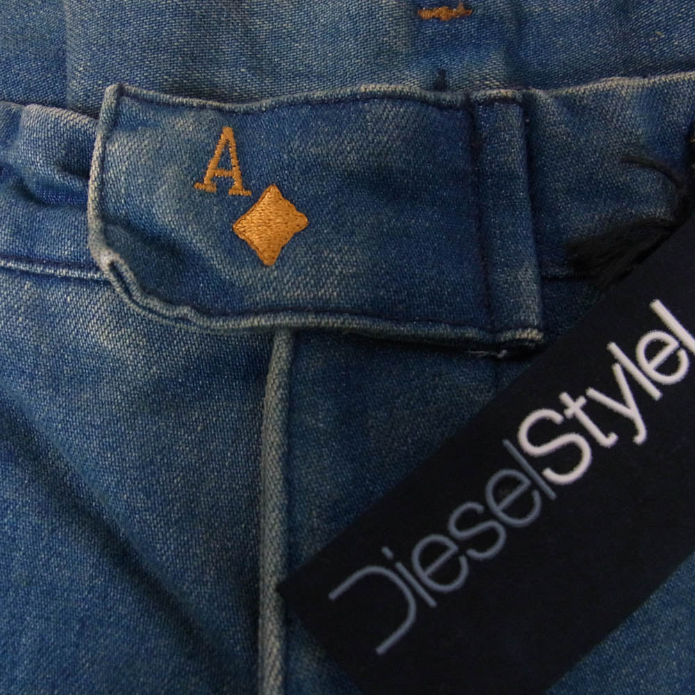 DIESEL ディーゼル イタリア製 DIESEL style lab RODEO-STAR W28 フレア デニムパンツ ブルー系 28【中古】