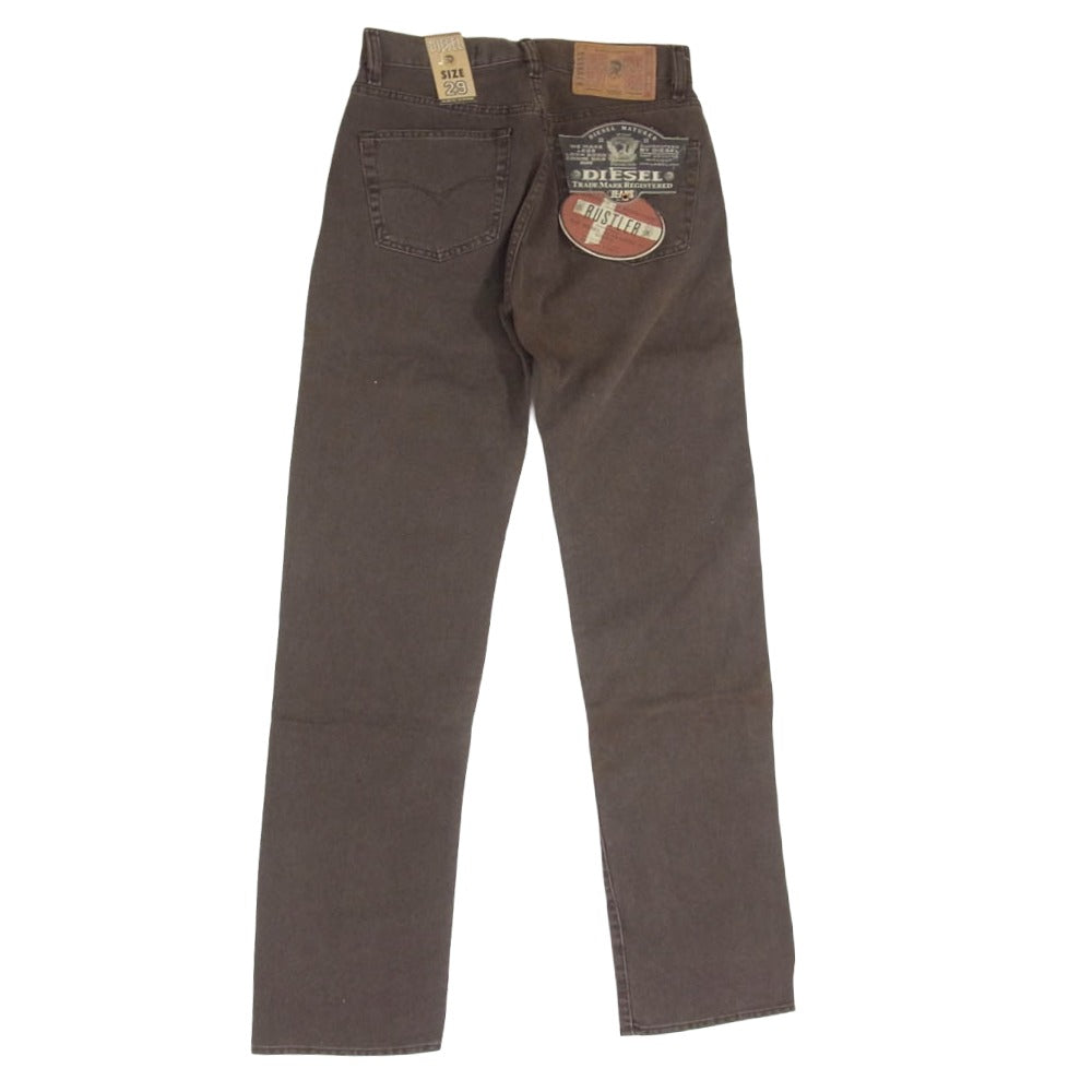 DIESEL ディーゼル フラッシャー付き PANTALONE パンタロン パンツ ブラウン系 29【中古】