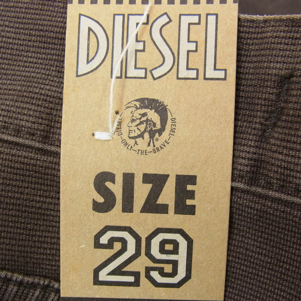 DIESEL ディーゼル フラッシャー付き PANTALONE パンタロン パンツ ブラウン系 29【中古】