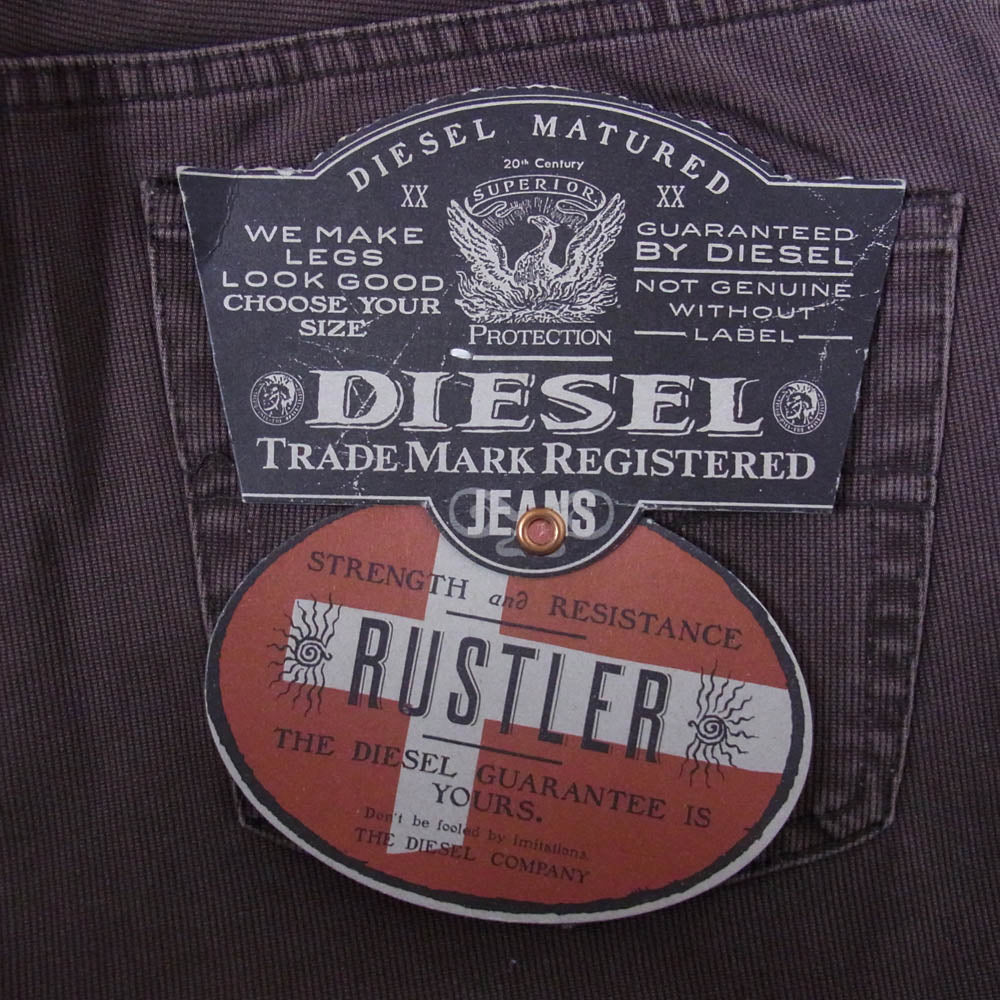 DIESEL ディーゼル フラッシャー付き PANTALONE パンタロン デニムパンツ ブラウン系 29【中古】