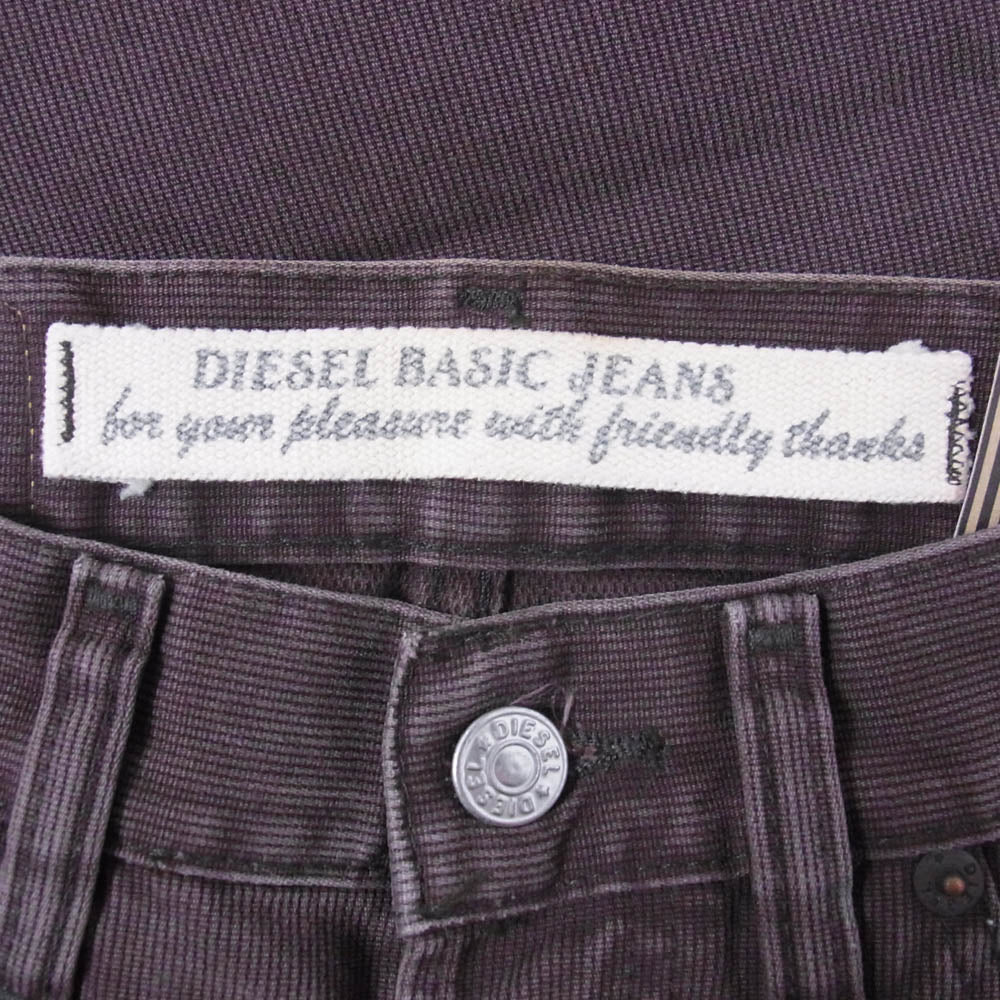 DIESEL ディーゼル フラッシャー付き PANTALONE パンタロン デニムパンツ ブラウン系 29【中古】