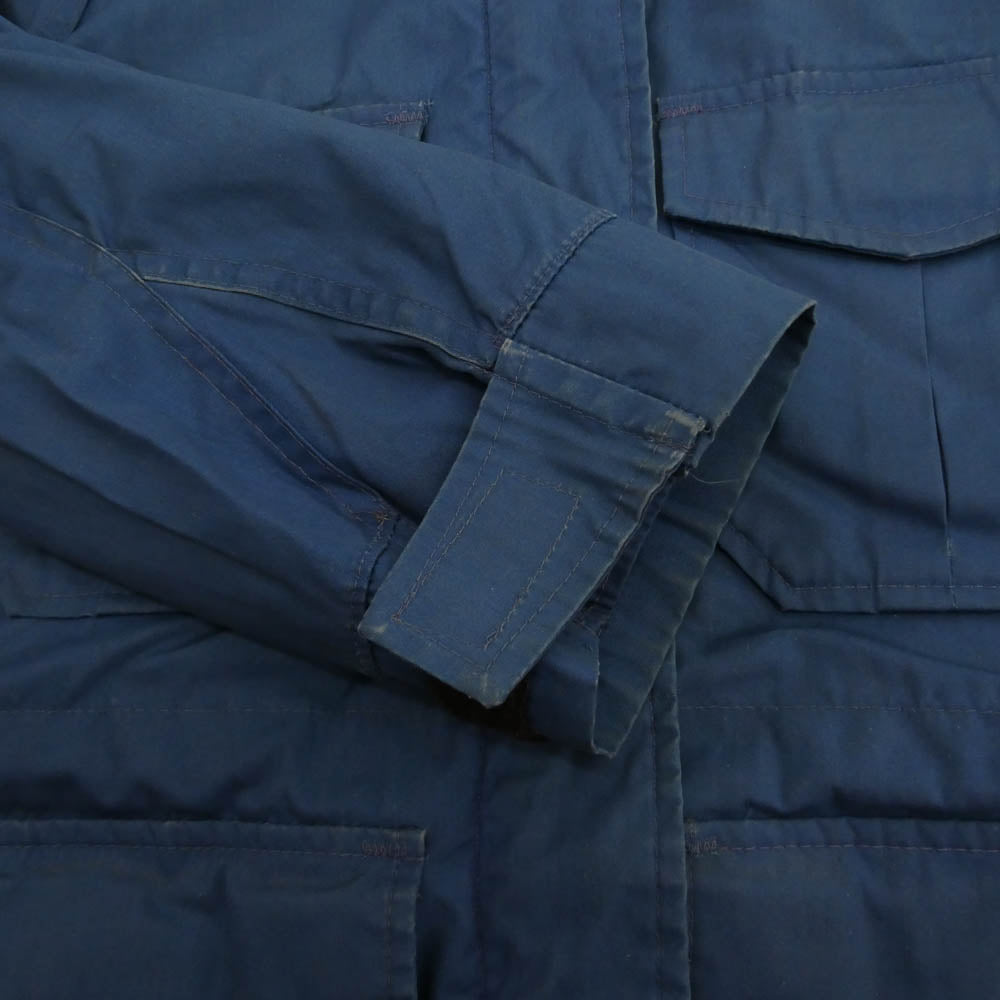 Eddie Bauer エディー・バウアー USA製 70S 黒タグ マウンテン パーカージャケット ブルー系 XS【中古】