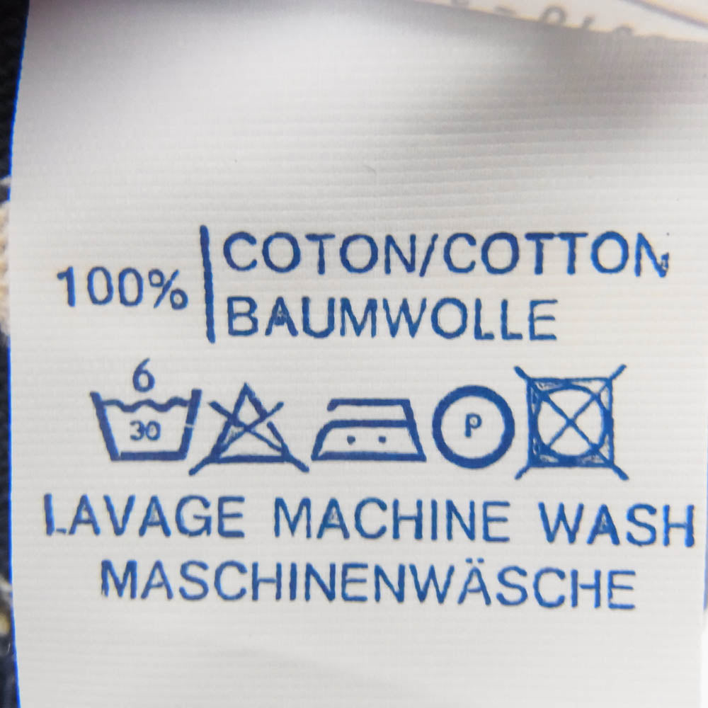 SAINT JAMES セントジェームス デッドストック フランス製 80s 90s CARAVELLE キャラベル バスクシャツ 長袖 Tシャツ サイズ12 ネイビー系 12ans【極上美品】【中古】