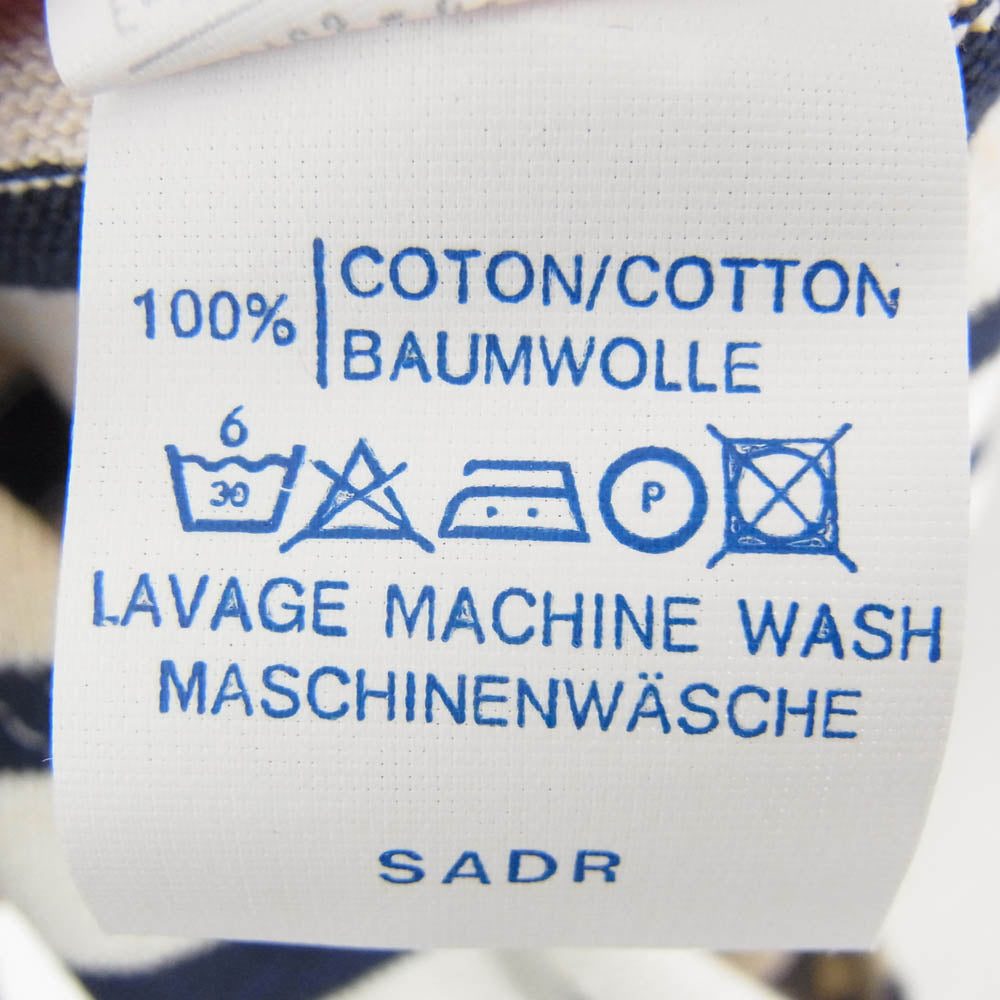 SAINT JAMES セントジェームス デッドストック フランス製 80s 90s CARAVELLE キャラベル バスクシャツ 長袖 Tシャツ サイズ12 ネイビー系 12ans【極上美品】【中古】