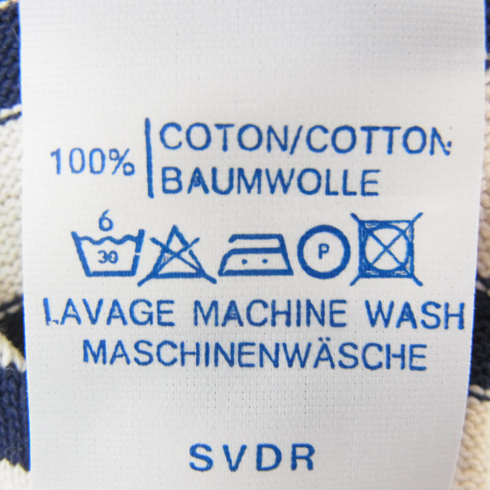 SAINT JAMES セントジェームス デッドストック フランス製 80s 90s CARAVELLE キャラベル バスクシャツ 長袖 Tシャツ サイズ12 ネイビー系 12ans【極上美品】【中古】