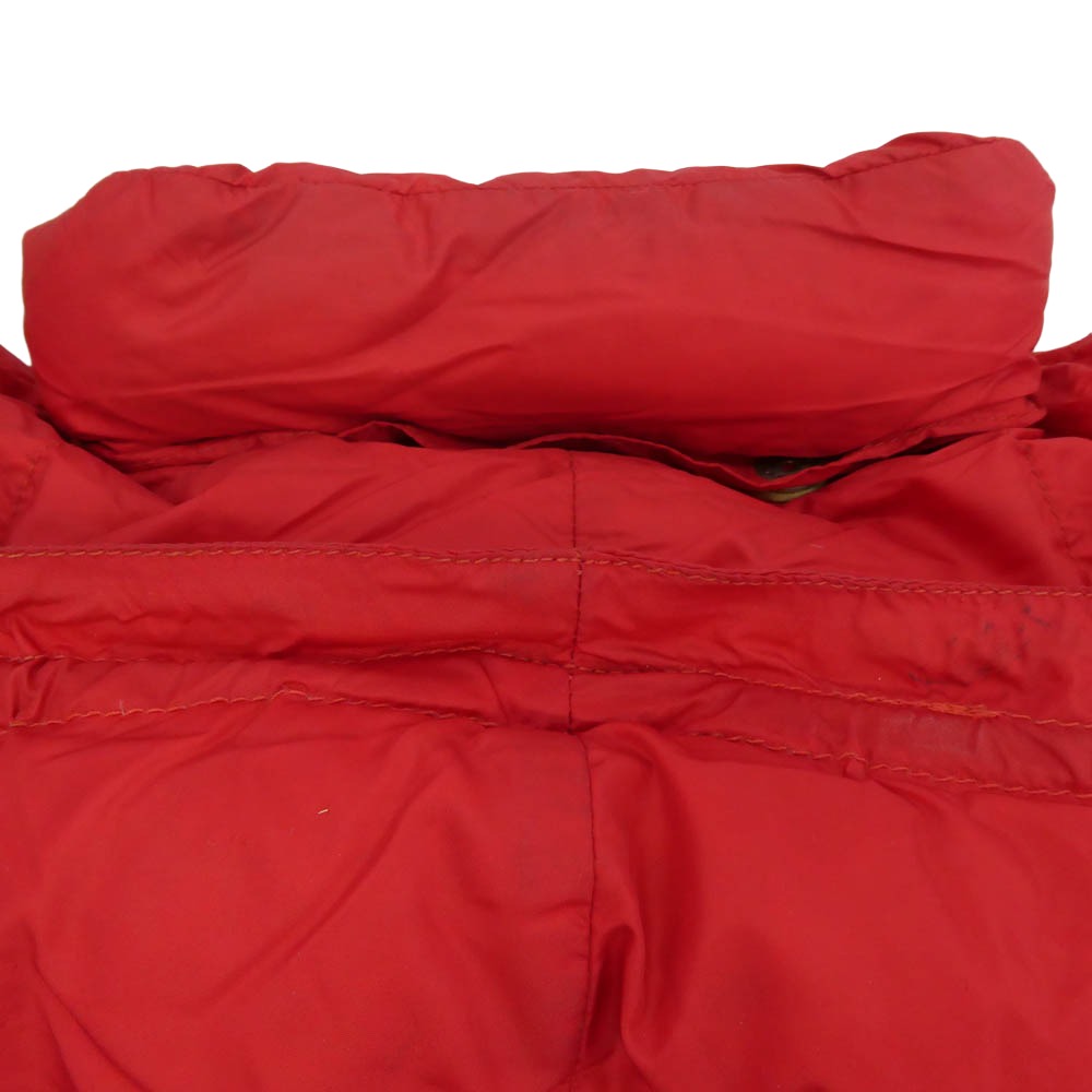 Crescent Down Works クレセントダウンワークス USA製 GOOSE DOWN JACKET グース ダウン ジャケット レッド系 S【中古】