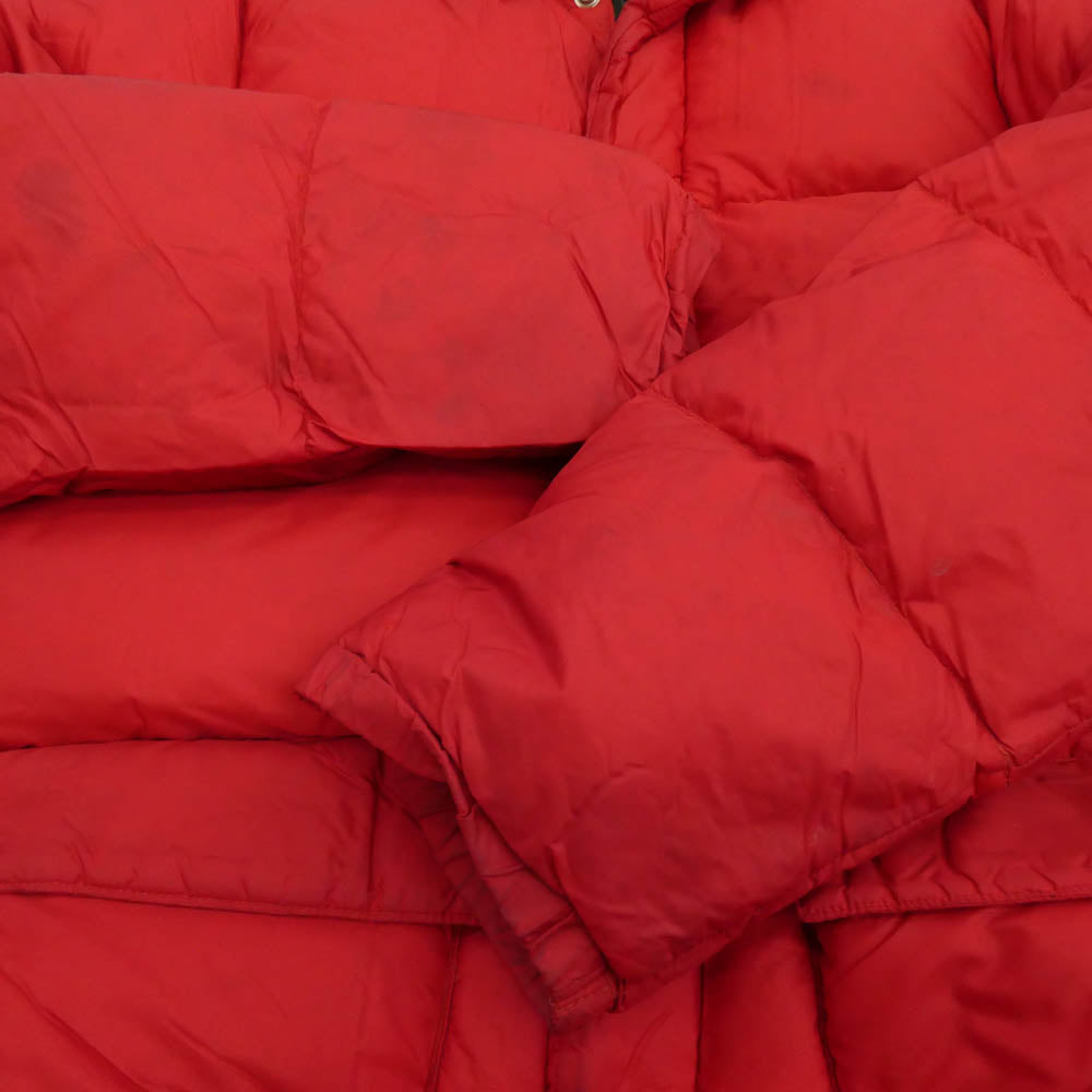 Crescent Down Works クレセントダウンワークス USA製 GOOSE DOWN JACKET グース ダウン ジャケット レッド系 S【中古】