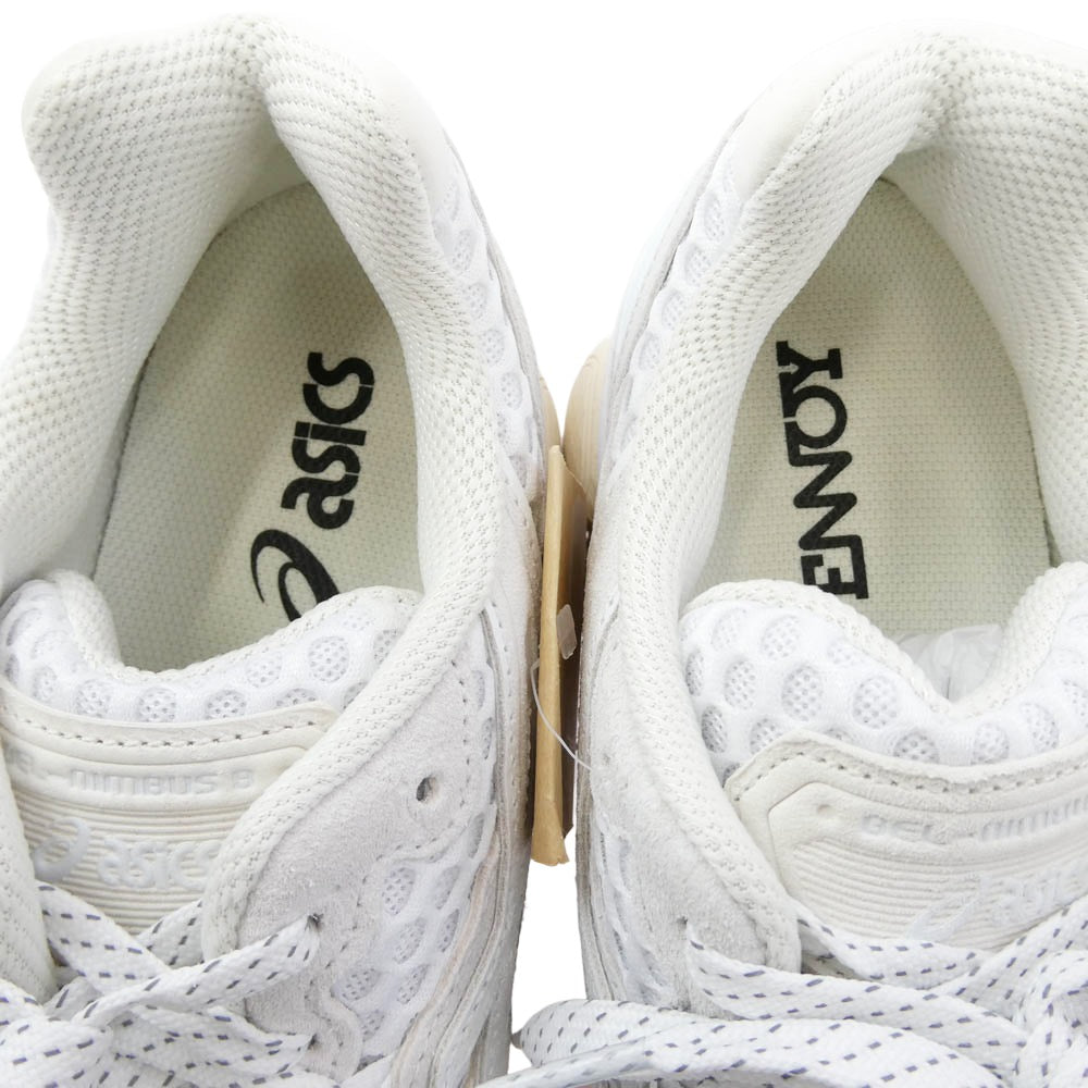asics アシックス 1201B034-100 ×ENNOY エンノイ GEL-NIMBUS 9 ゲルニンバス スニーカー ホワイト系 オフホワイト系 27cm【極上美品】【中古】