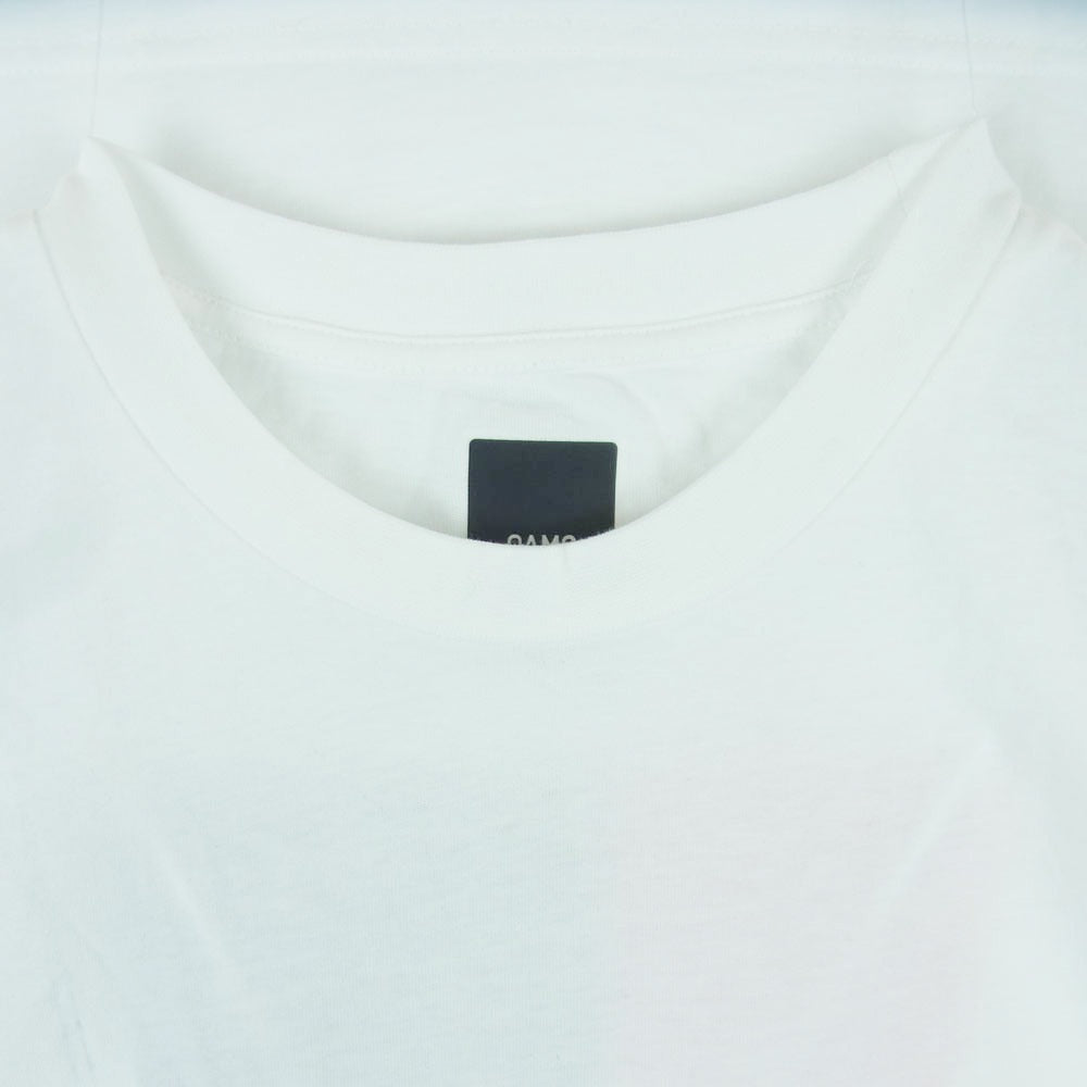 OAMC オーエーエムシー 15SS 内側プリント 半袖 Tシャツ カットソー コットン ポルトガル製 ホワイト系 S【中古】