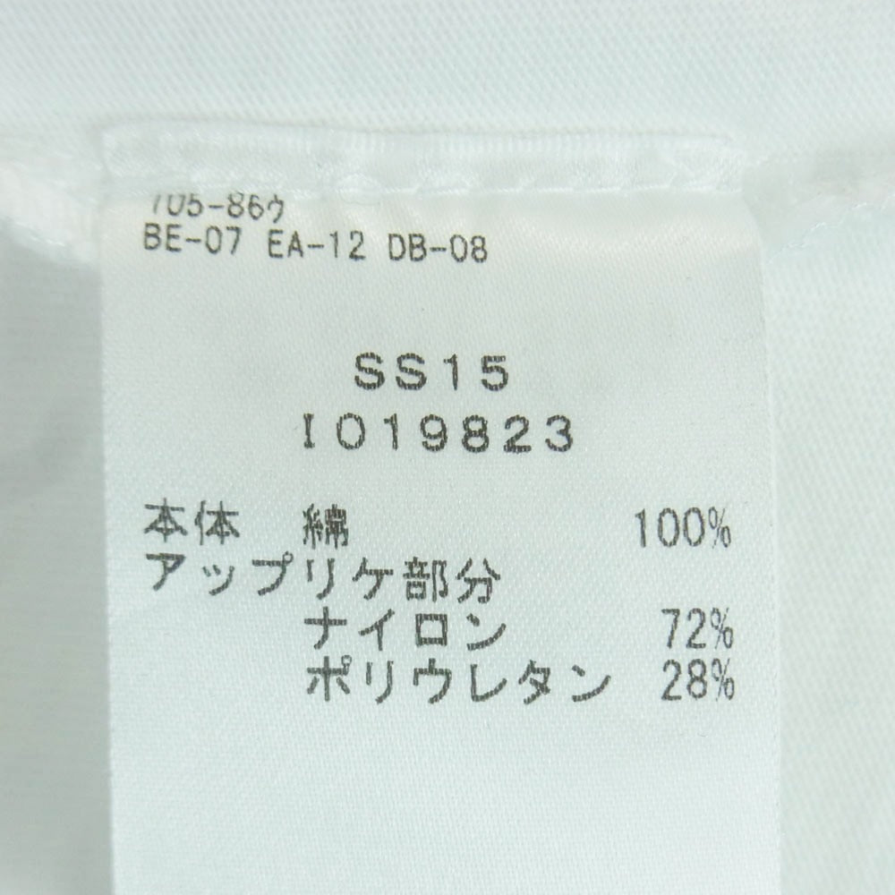 OAMC オーエーエムシー 15SS 内側プリント 半袖 Tシャツ カットソー コットン ポルトガル製 ホワイト系 S【中古】