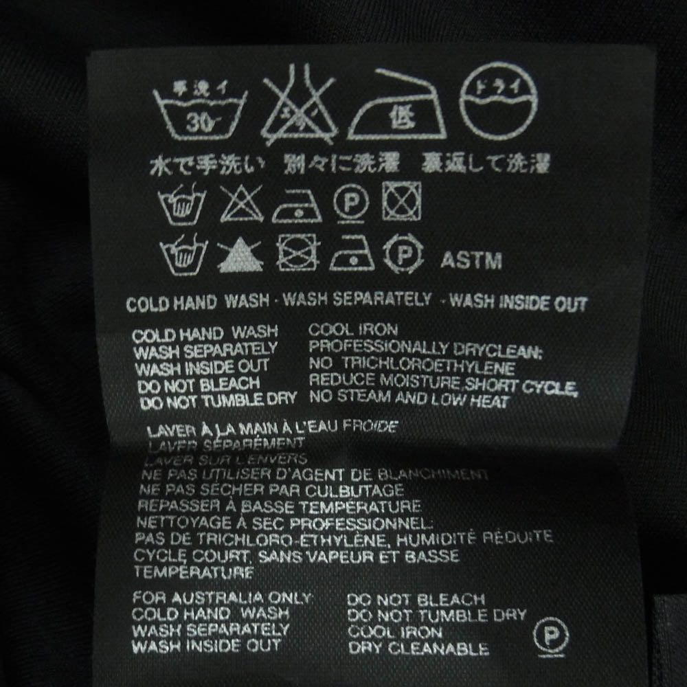 PRADA SPORTS プラダスポーツ ラバーロゴ ロングスリーブ 長袖 カットソー Tシャツ ブラック系 M【中古】