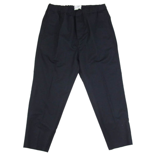 OAMC オーエーエムシー イージーウエスト クロップド スラックス パンツ ネイビー系 S【中古】