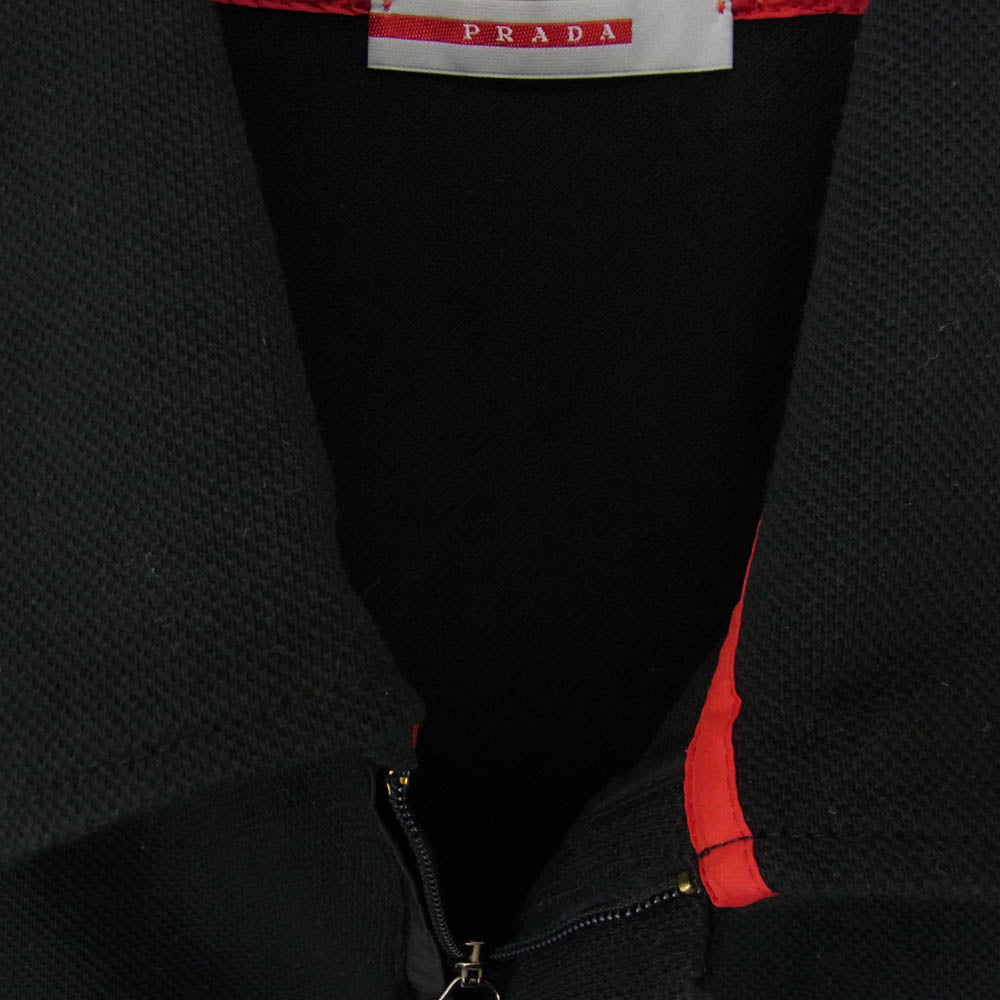 PRADA SPORTS プラダスポーツ ジップポケット ラバーロゴ 半袖