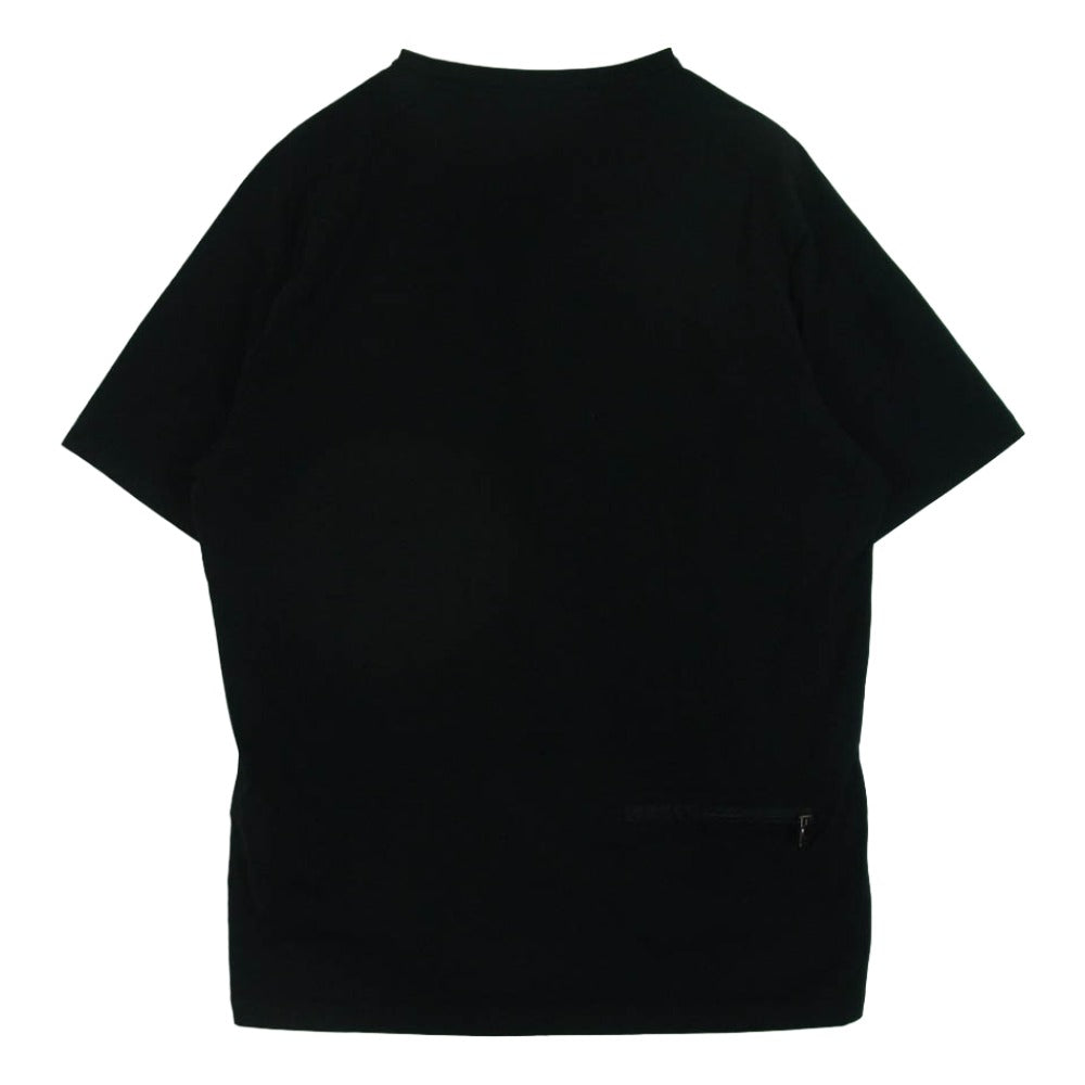 PRADA SPORTS プラダスポーツ バックジップポケット ラバーロゴ 半袖 T