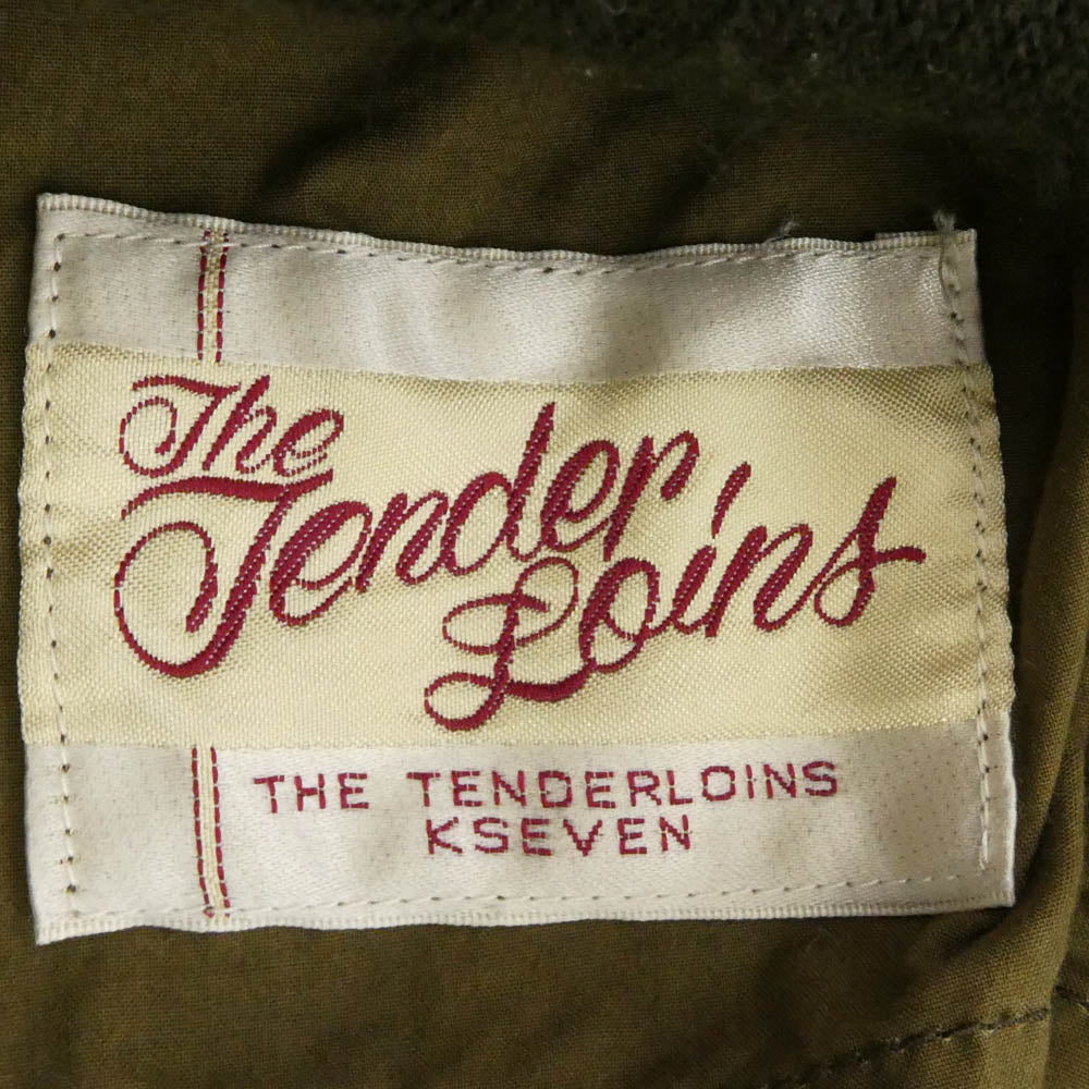 TENDERLOIN テンダーロイン T-M-65 M-65 CORDUROY コーデュロイ ライナー付 ジャケット カーキ系 XS【美品】【中古】
