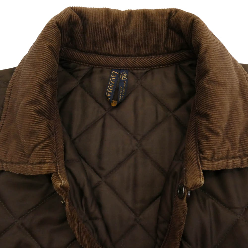 LAVENHAM ラベンハム キルティング ジャケット コート ブラウン系 40【中古】