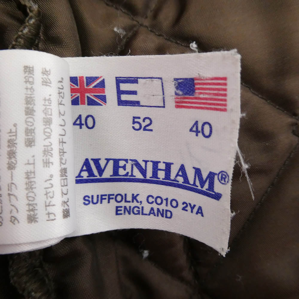 LAVENHAM ラベンハム キルティング ジャケット コート ブラウン系 40【中古】