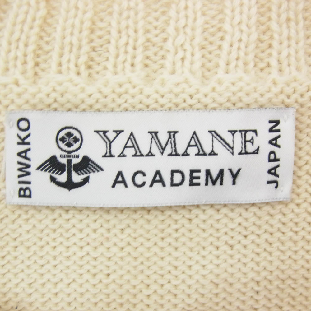 EVISU エヴィス YAMANE ACADEMY ボートネック ボーダー ニット ブラック系 36【中古】