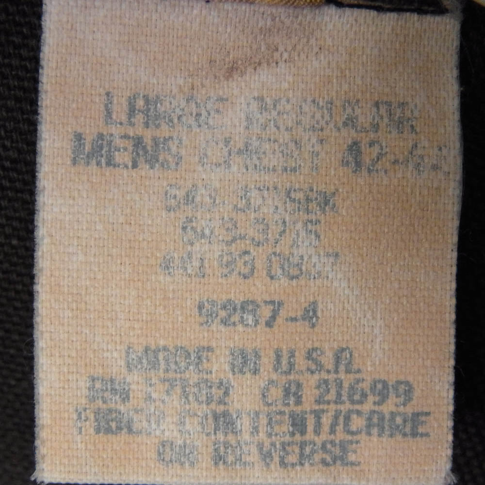 BIG MAC ビッグマック USA製 Vintage ヴィンテージ 80s ジップ アップ ワーク ジャケット ブラック系 42【中古】