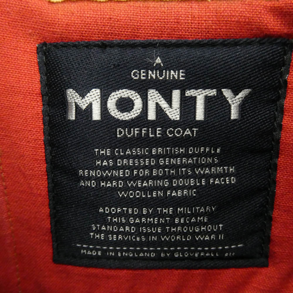 グローバーオール MONTY 裏地ユニオンジャックモンティ ダッフル コート ネイビー系 サイズ表記なし【中古】