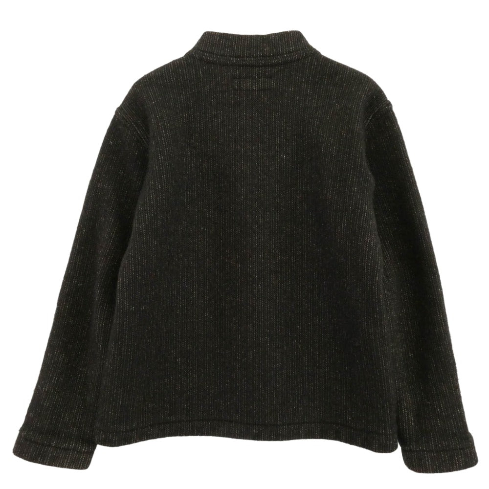 EVISU エヴィス YAMANE 山根 ウール コットン カーディガン ジャケット ブラウン系 40【中古】