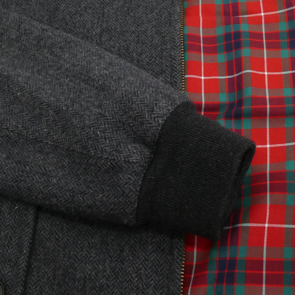 BARACUTA バラクータ イングランド製 裏地チェック G9 ウール ジャケット グレー系 38【中古】