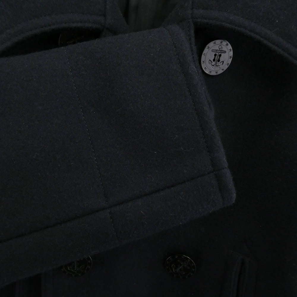 Buzz Rickson's バズリクソンズ BR11554 PEA-COAT NAVAL CLOTHING FACTORY ウール コート ネイビー系 38【中古】