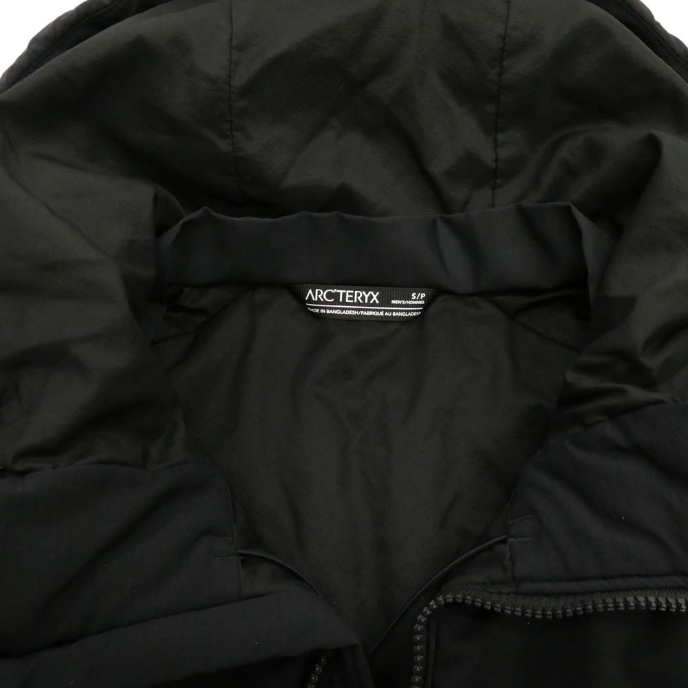 ARC'TERYX アークテリクス ATOM LT HOODY アトム フーディー 中綿 ジャケット ブラック系 S/P【中古】