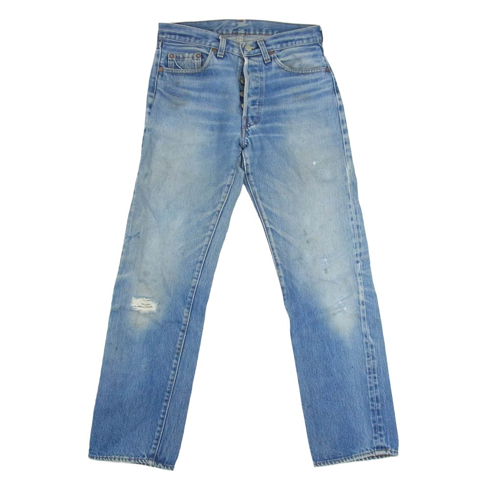 Levi's リーバイス 80s 501 赤耳 ボタン裏刻印524デニム パンツ インディゴブルー系 サイズ表記無【中古】