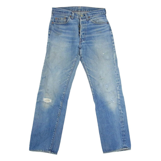 Levi's リーバイス 80s 501 赤耳 ボタン裏刻印524デニム パンツ インディゴブルー系 サイズ表記無【中古】