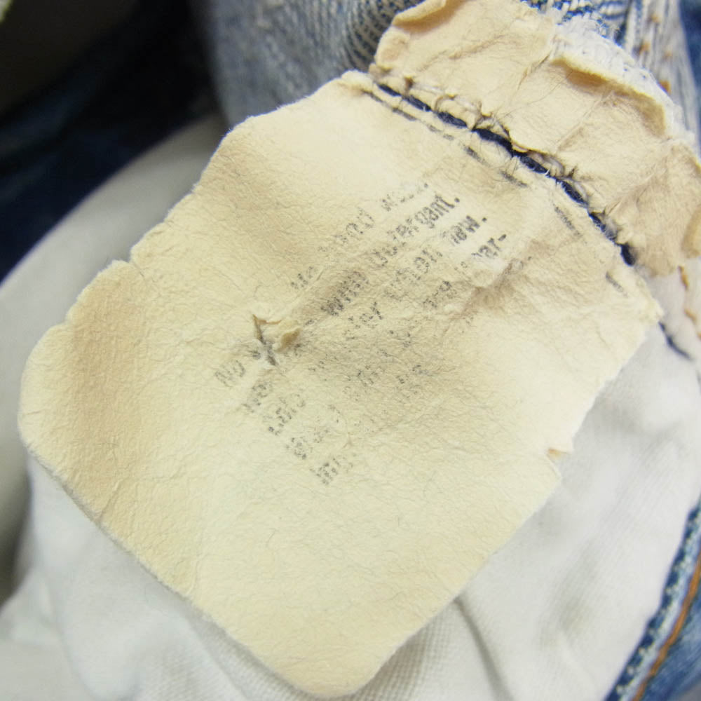 Levi's リーバイス 80s 501 赤耳 ボタン裏刻印524デニム パンツ インディゴブルー系 サイズ表記無【中古】