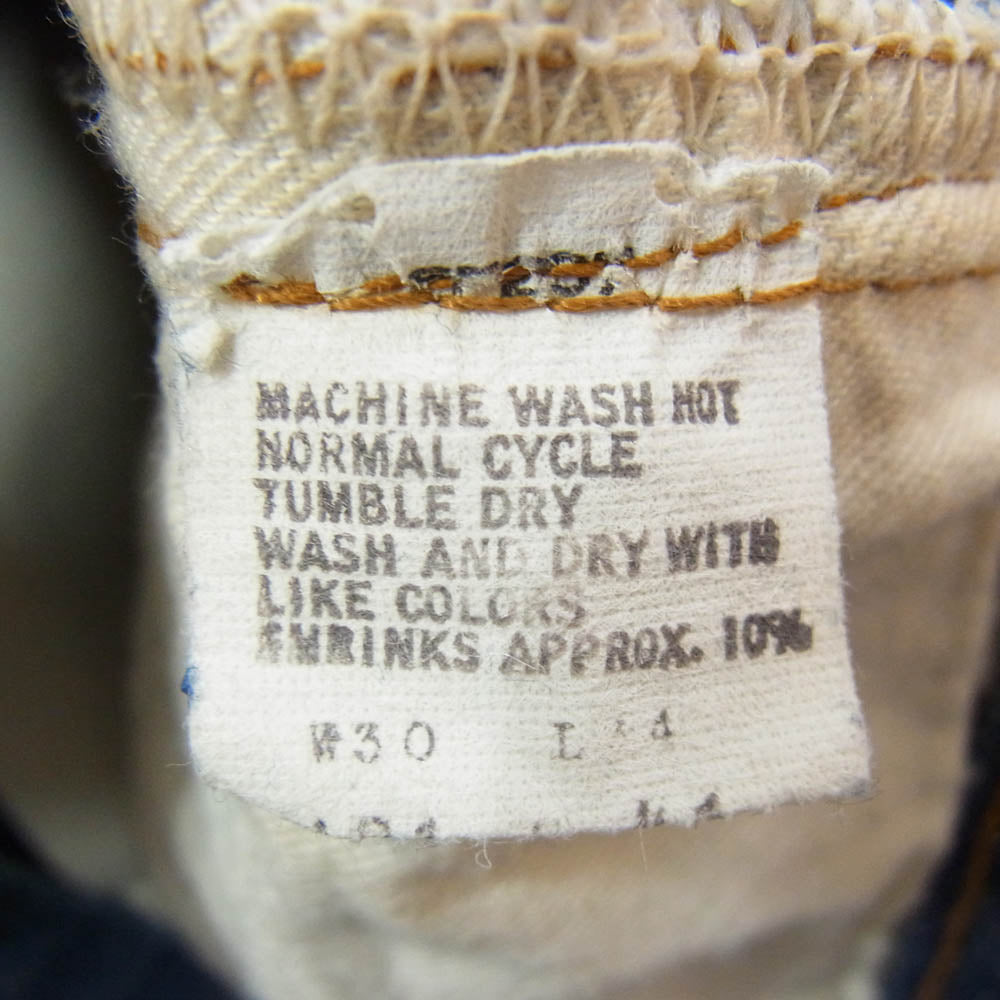 Levi's リーバイス 90s USA製 501 レギュラー サークルR ボタン裏刻印653 デニムパンツ インディゴブルー系 30【中古】