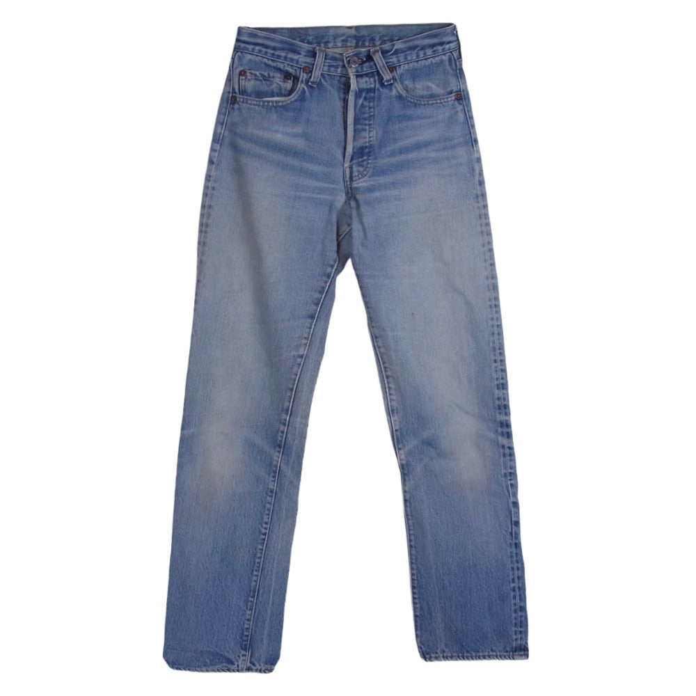 Levi's リーバイス 80s 501 赤耳 ボタン裏刻印524 デニム パンツ ライトブルー系 W28W36【中古】