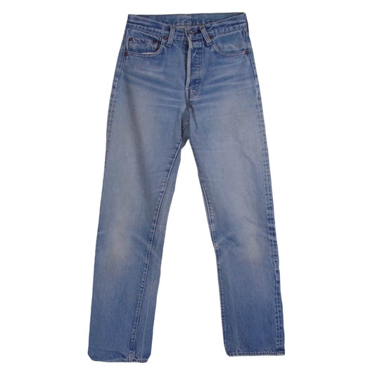 Levi's リーバイス 80s 501 赤耳 ボタン裏刻印524 デニム パンツ ライトブルー系 W28W36【中古】