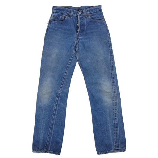 Levi's リーバイス 80s 501 赤耳 ボタン裏刻印558 デニム パンツ インディゴブルー系 27【中古】