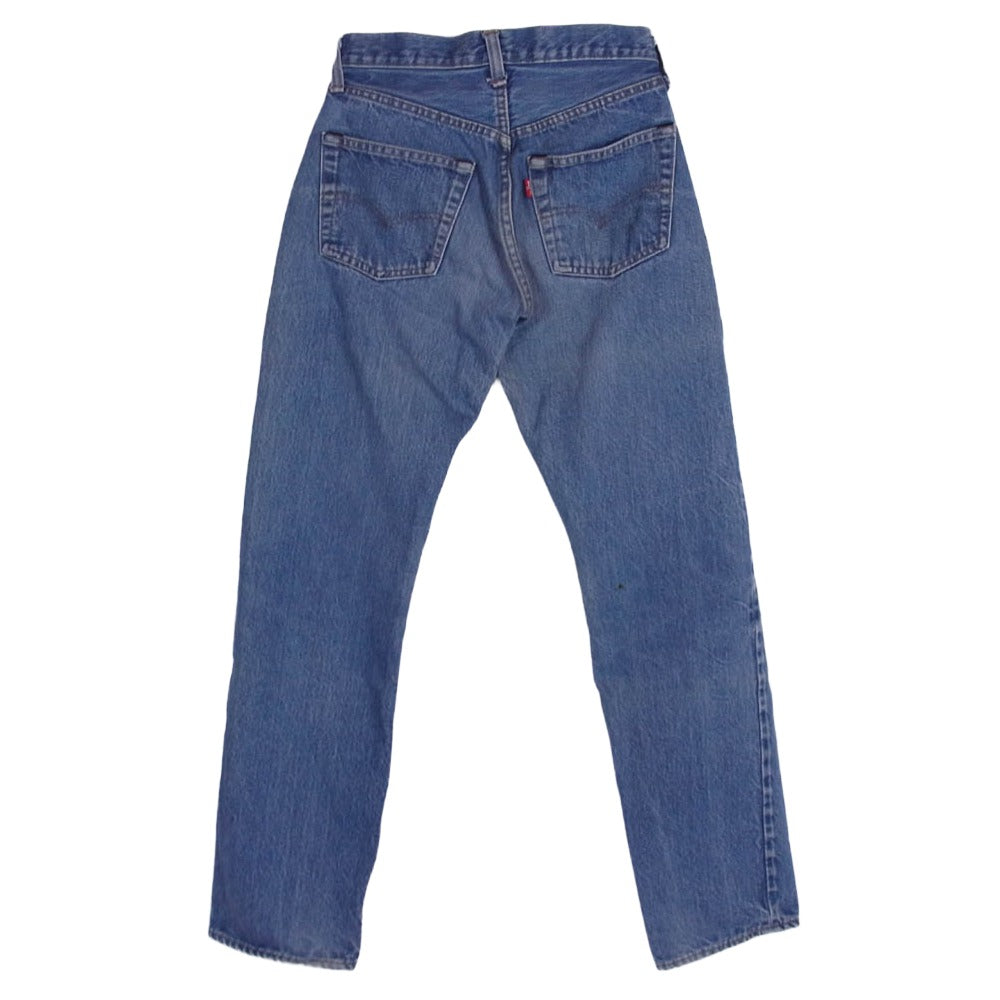 Levi's リーバイス 80s 501 赤耳 ボタン裏刻印524 デニム パンツ ライトブルー系 W27L34【中古】