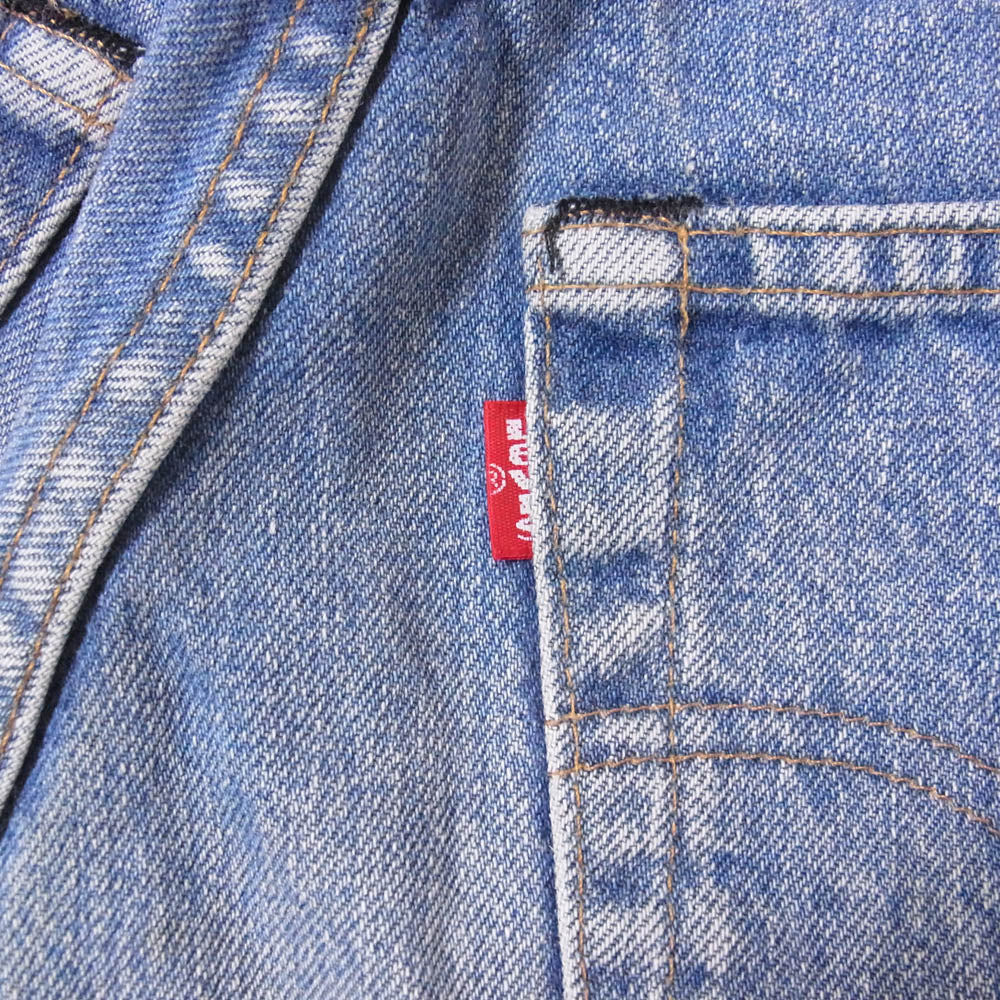 Levi's リーバイス 80s 501 赤耳 ボタン裏刻印524 デニム パンツ ライトブルー系 W27L34【中古】
