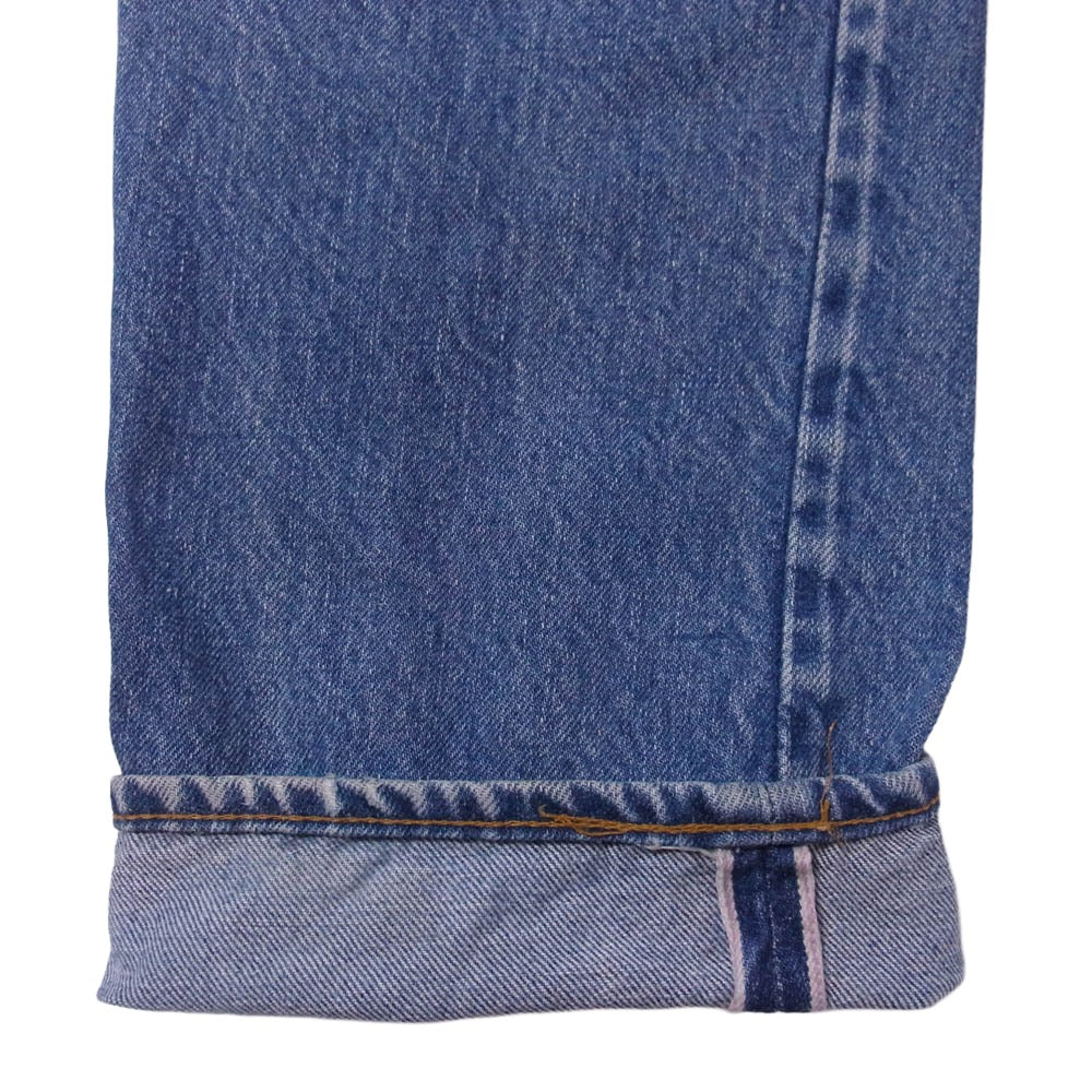 Levi's リーバイス 80s 501 赤耳 ボタン裏刻印524 デニム パンツ ライトブルー系 W27L34【中古】