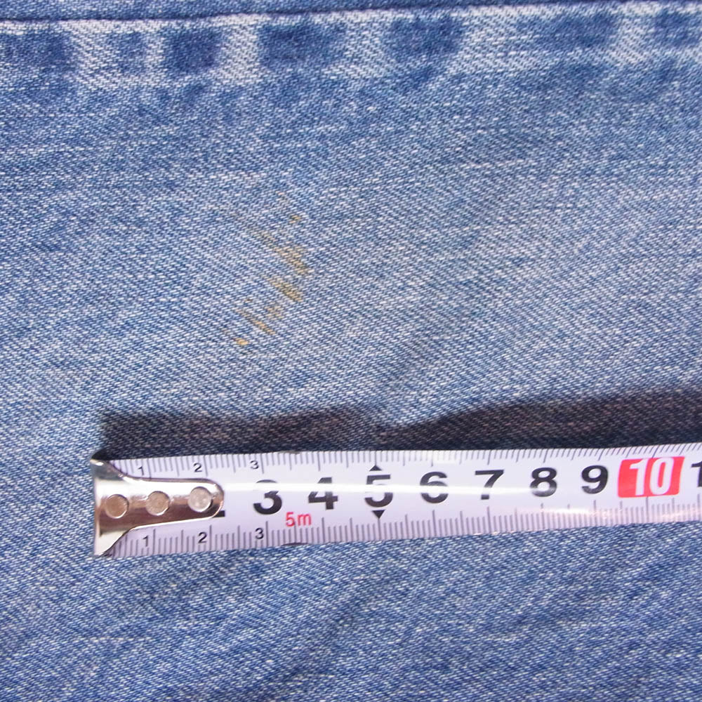 Levi's リーバイス 80s 501 赤耳 ボタン裏刻印524 デニム パンツ ライトブルー系 W27L34【中古】