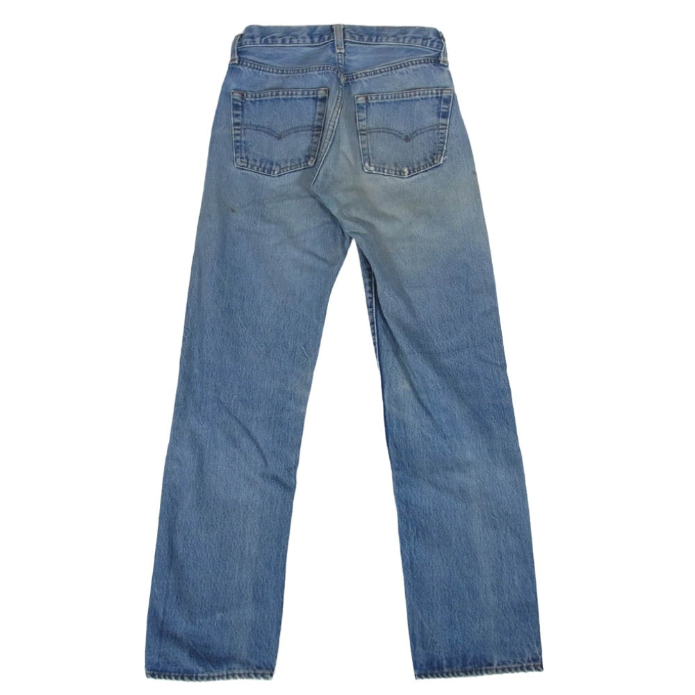 Levi's リーバイス 80s 501 赤耳 ボタン裏刻印524デニム パンツ インディゴブルー系 W27程度【中古】