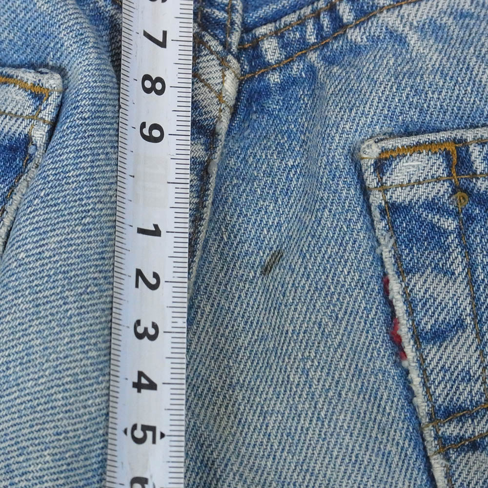 Levi's リーバイス 80s 501 赤耳 ボタン裏刻印524デニム パンツ インディゴブルー系 W27程度【中古】