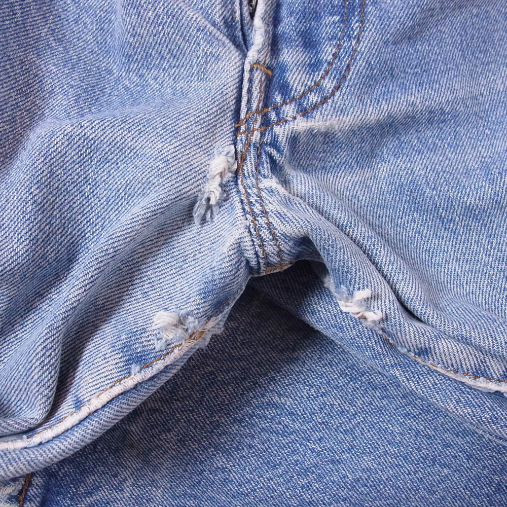 Levi's リーバイス 80s 501 赤耳 ボタン裏刻印524 デニム パンツ ライトブルー系 不明【中古】
