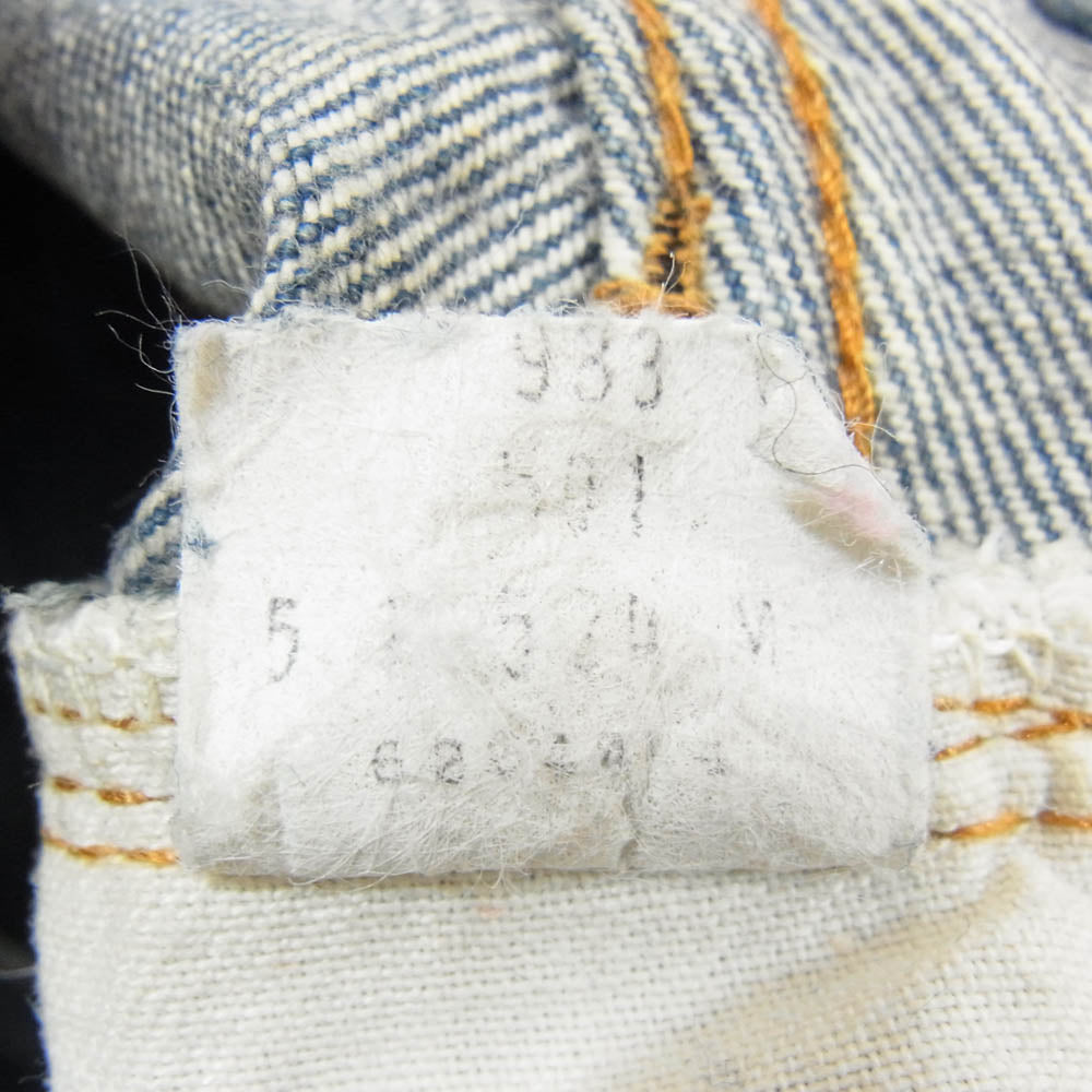 Levi's リーバイス 80s 501 赤耳 ボタン裏刻印524デニム パンツ インディゴブルー系 27【中古】