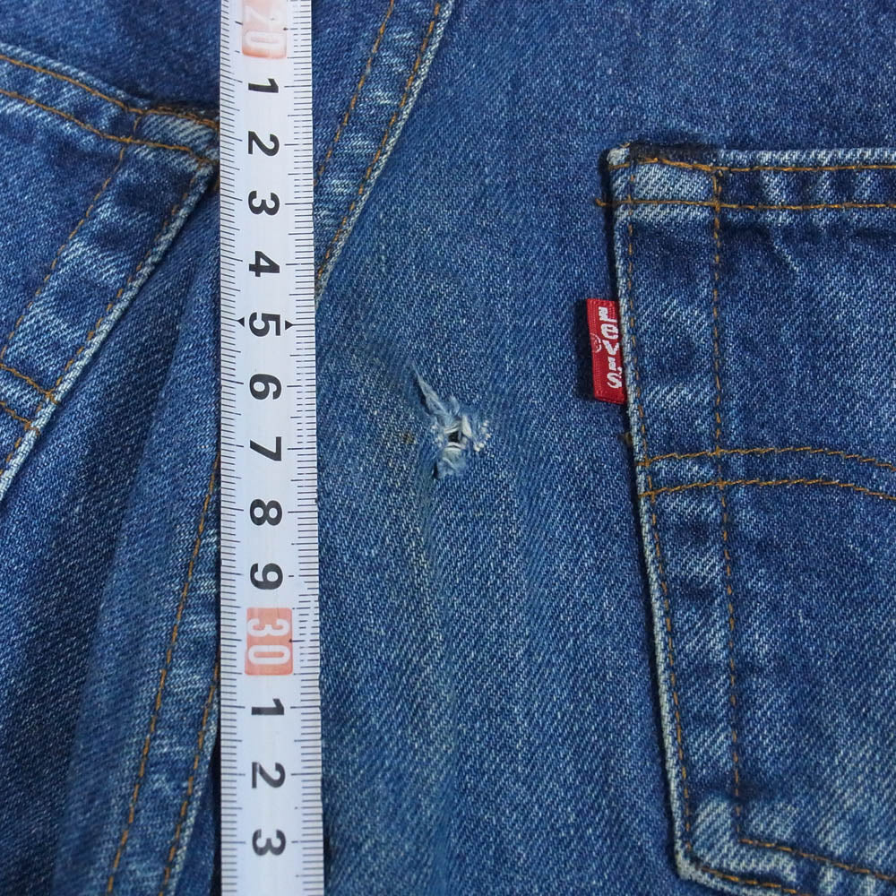 Levi's リーバイス 80s 501 赤耳 ボタン裏刻印524デニム パンツ インディゴブルー系 29【中古】