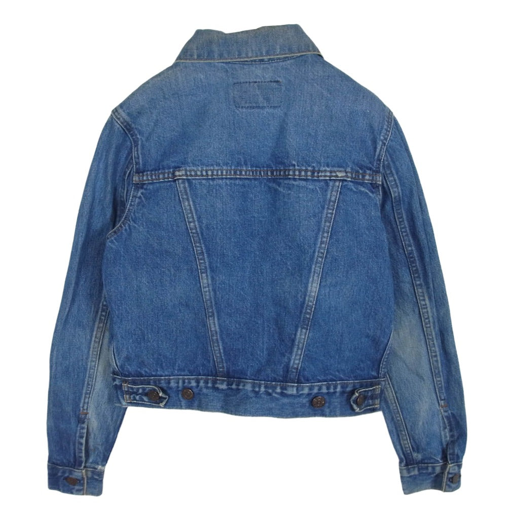 Levi's リーバイス 80s USA製 76001-1212 ケアタグ ボタン裏刻印674 レディース キッズ デニム ジャケット インディゴブルー系 M【中古】