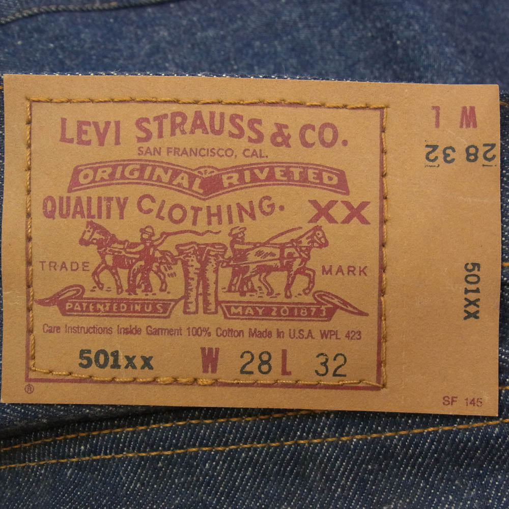 Levi's リーバイス USA製 90s 97年製 501 デニム パンツ インディゴブルー系 28【中古】