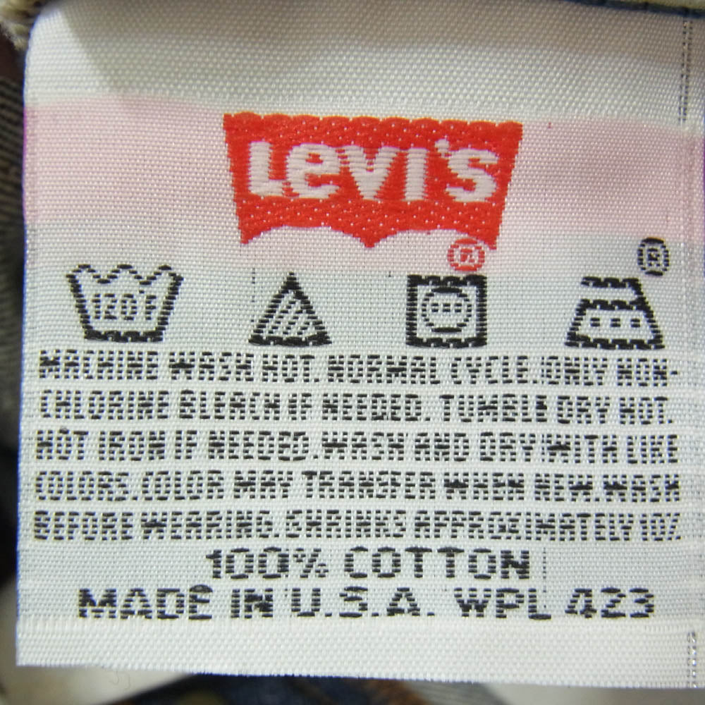 Levi's リーバイス USA製 90s 97年製 501 デニム パンツ インディゴブルー系 28【中古】